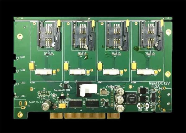 0.6oz Turnkey PCB Assembly 4mil PCB Fabrication Services Gold Surface Finishing