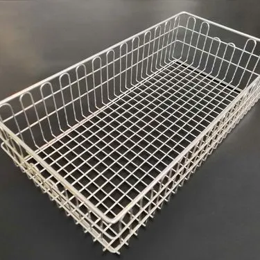 Stainless Steel 304 316 Disinfect Metal Wire Mesh Basket Corrosion Resistance