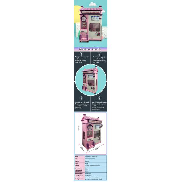 Автоматический розовый ватный конфеты автоматов способ выдачи 100-260В