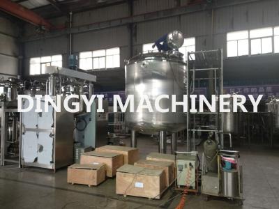 PLC Control Jacketed Stainless Steel Mixing Tanks 380V 220V For Food / Chemical