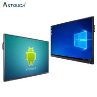 Pantalla táctil interactiva multi de 75 pulgadas 4k para enseñar RoHS