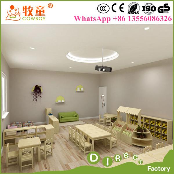 Solid wood kindergarten school furniture supplier in guangzhou china