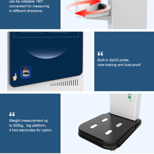 Weight Height Body Fat Analyzer Scale for Self Service Body Health Checking Machine