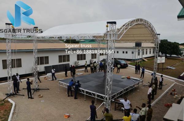 1200 * 800mm Aluminum Roof Truss High Loading Capacity For Indoor / Outdoor Concert