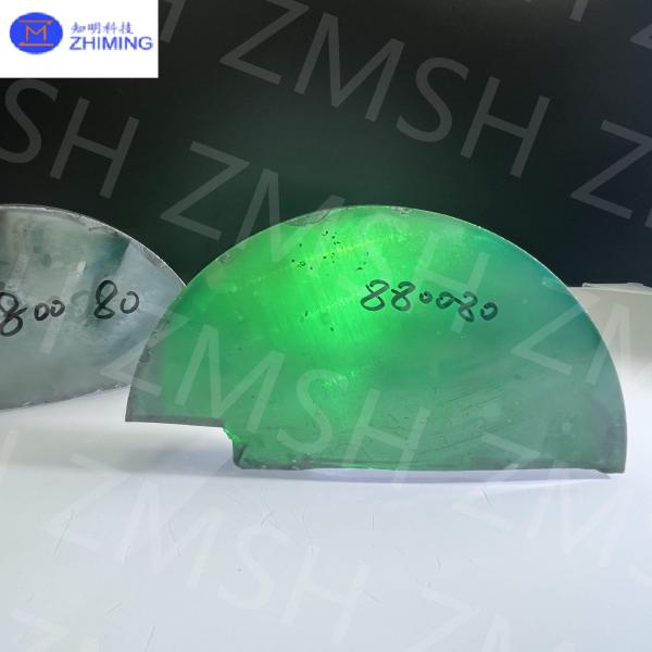 Piedra preciosa en bruto Moissanite Esmeralda Bosque Verde Alta dureza Carburo de silicio de cristal único para el judaísmo