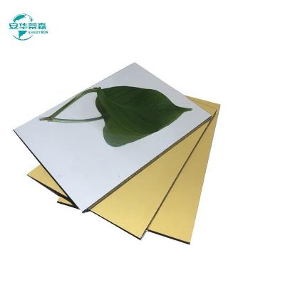Revestimento de parede interior exterior ACP Painel de espelho de alumínio composto 1220mm Revestimento PVDF