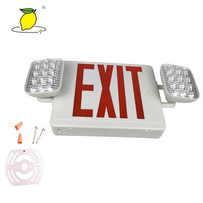 De venda quente sinal da saída de emergência do diodo emissor de luz do fornecedor penugem a luz clara do ponto dos gêmeos da emergência do brilho
