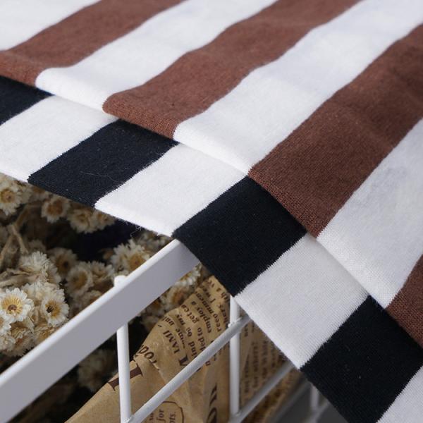 Устойчивое поглощение влаги Модная полосатая хлопковая ткань для повседневного ношения