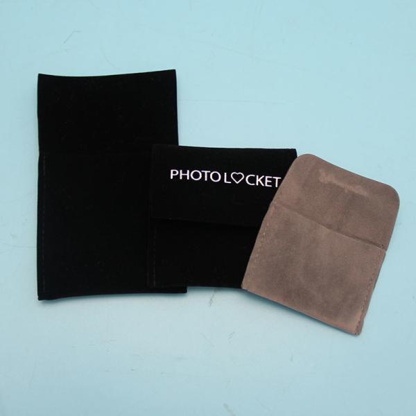 Bolsa portátil de la joyería del ante, bolso personalizado estilo de la joyería del sobre