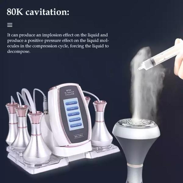 Effective Body Slimming Skin Tightening Cavitation RF Machine Vacuum Cavitation Machine 80K