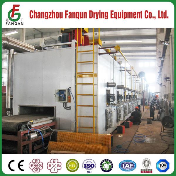 60cm/ Min Carbon Black Industrial Belt Dryer VFD Control