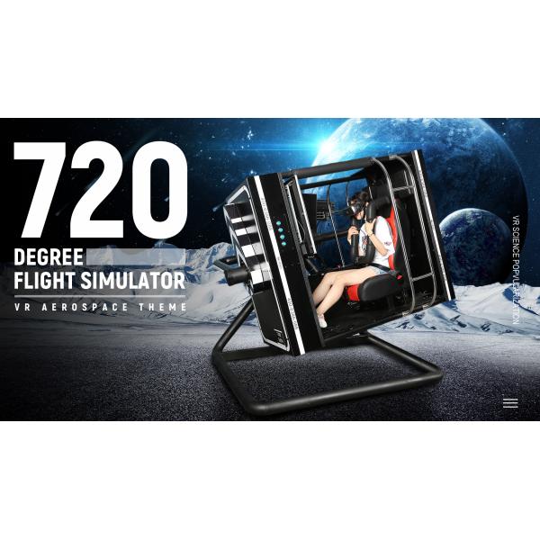Машина 9d VR полета 720 градусов летного тренажера кнюппеля для парка атракционов