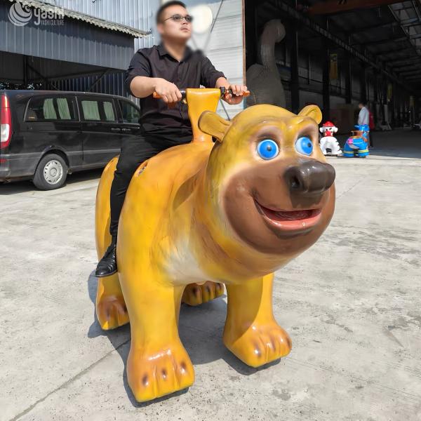Indoor / Outdoor Children's Electric Ride On Car Amusement Animal Model