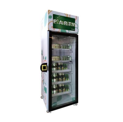 Máquina de venda automática do alimento de petisco da loja de WIFI para a cerveja do leite da bebida