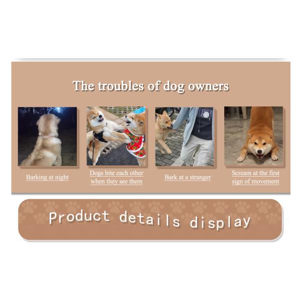 IP67 Waterproof Dog Training Collar 4 Modes Warning Tone Vibrate Static Shock Upgrade