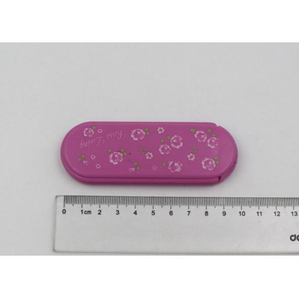 Professional Mini Travel Makeup Mirrors For Girls With Lint Magic Brush