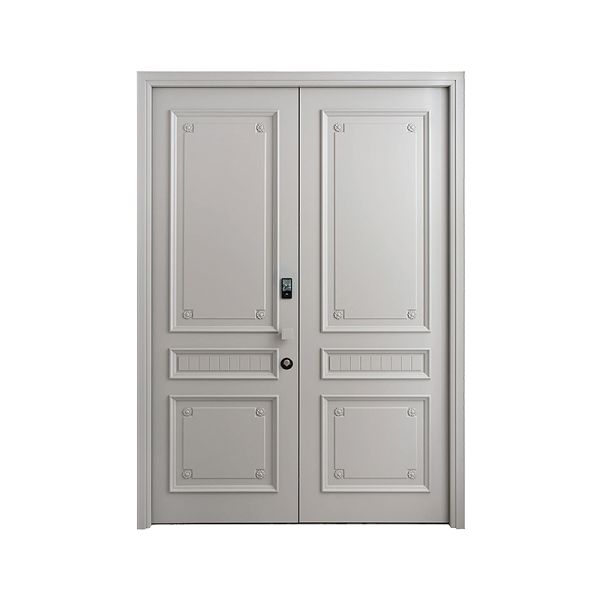 Anti Theft Custom Steel Security Doors Soundproof Security Entrance Door Doorbell Optional