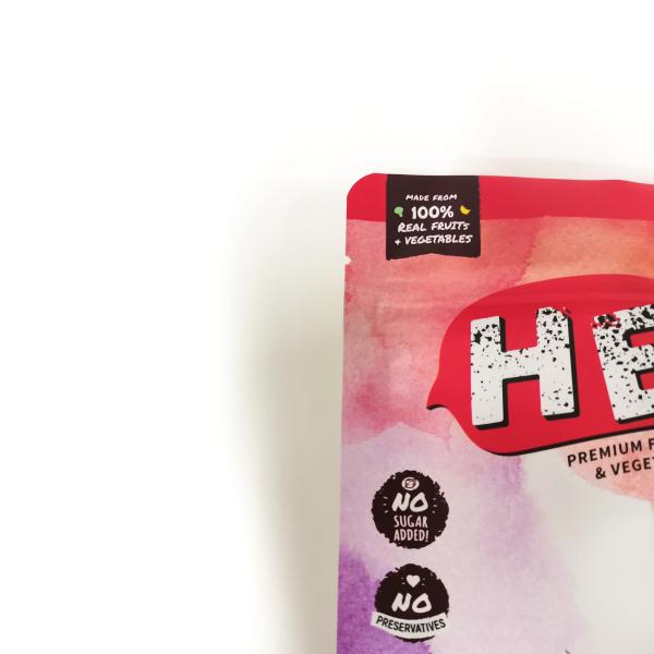 Wholesale custom digital printed food packaging bag snack mango dried fruit stand up zipper plastic pouch