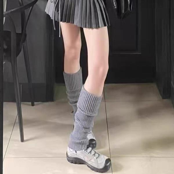 Les femmes de luxe chauffe-jambes en cachemire doux et thermique chauffe-jambes en tricot d'hiver