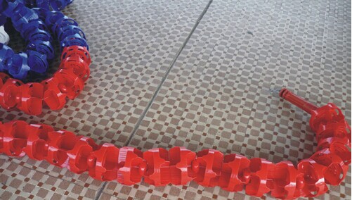 Plastic And Stainless Steel Racing Lane Line Swimming Pool Accessories