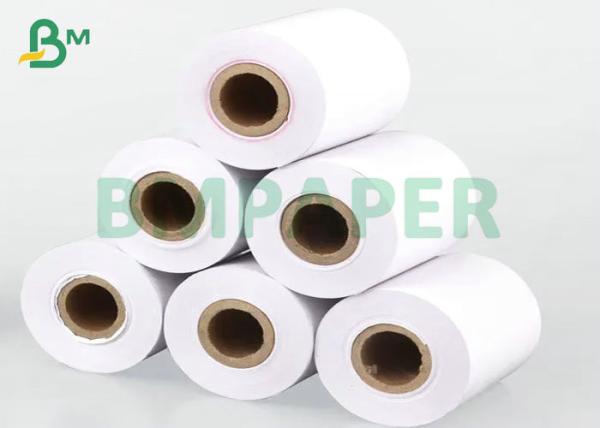 48gsm OEM branco do papel térmico de 57mm * de 30m para a caixa registadora do supermercado