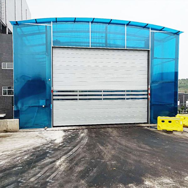0.75KW-1.5KW Turbo Spiral High Speed Door Galvanized Frame Rolling Garage System