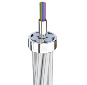 Ground Wire 30 Core OPGW Fiber Optic Cable Overhead Aerial Use