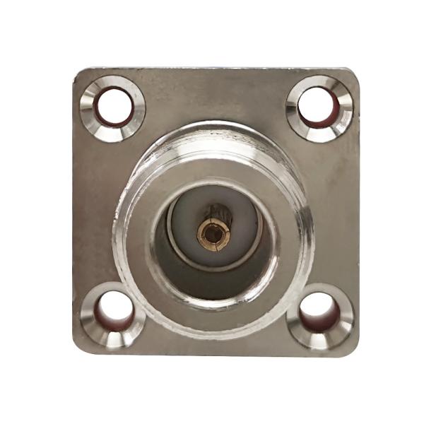 4 cabo da montagem FAKRA SMA da flange do furo, cabo coaxial de 90 graus MMCX RF