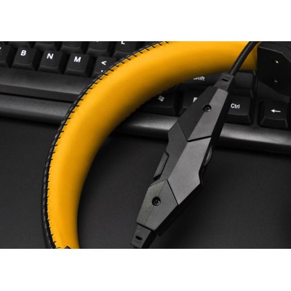 Удобный шлемофон Ps4 Ps5 игры, наушники игры черни FCC желтые
