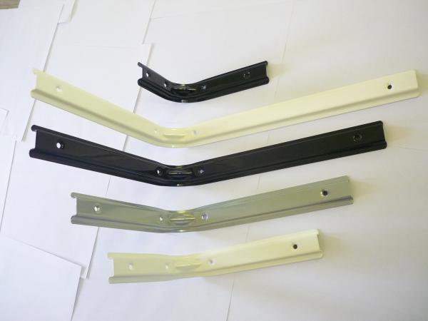 Simple 4 Inch 6 Inch 8 Inch Shelf Bracket , Home Metal Shelf Support Brackets