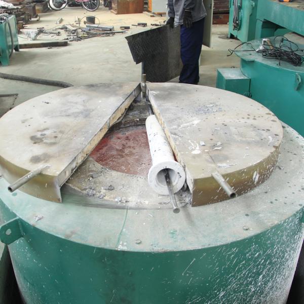 Fully Automatic Fuel Oil Aluminum Melting Furnace 15KW Power 1250*1050 Mm