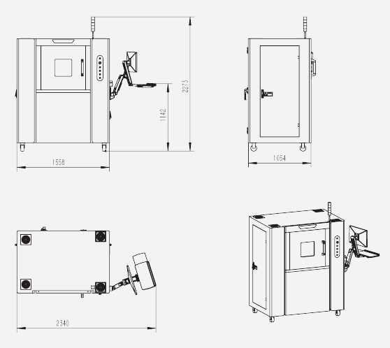 UNS160 X‑ray Inspection Machine NDT Non‑Destructive Testing Equipment for Cast Iron Pipe Bracket