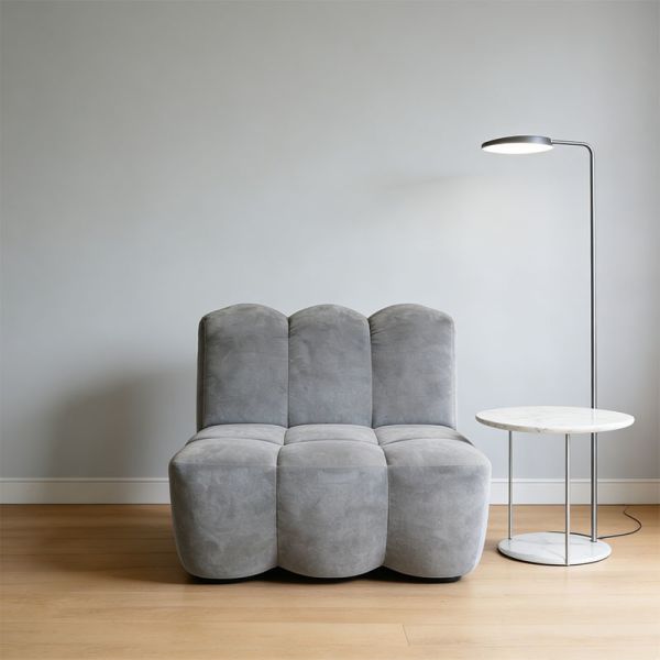 Vacuum Compressed Upholstered Modular Single Seat Fabric Compression Sofa Large Villa Apartment Living Room
