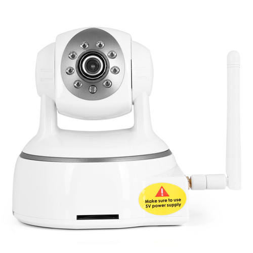H.264 Pan/tilt IP Camera Wireless with Two-way Audio and Motion Detection Alarm