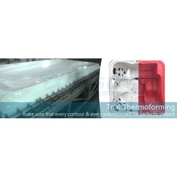 Произведенный рукой материал стеклоткани прессформы джакузи с реверзибельными Реклинерс гостиных