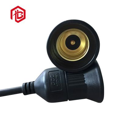 Suporte de bulbo de Pin Waterproof IP68 E27 do nylon 2 do PVC 300VAC