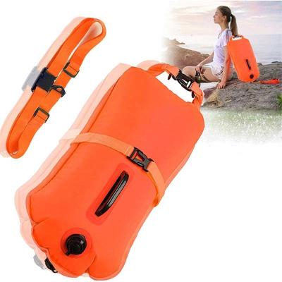 tissu imperméable léger de PVC de sac sec de balise de bain de l'eau 18L libre