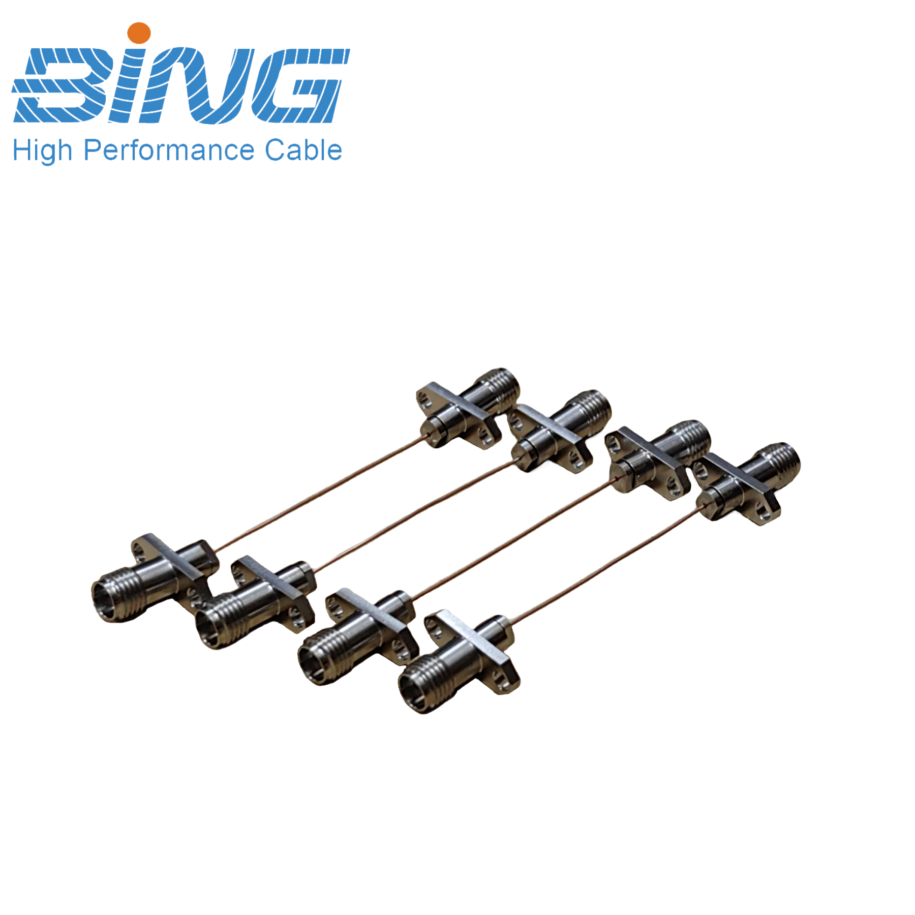 2.92 mm Semi-Rigid 021 Cable Assembly DC-40 GHz Low Loss for Aerospace Defense Medical Electronic Systems