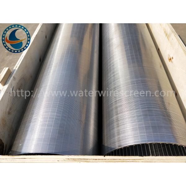 Stainless Steel Vee Shaped Wire Rotary Screen Drum For Industrial Use