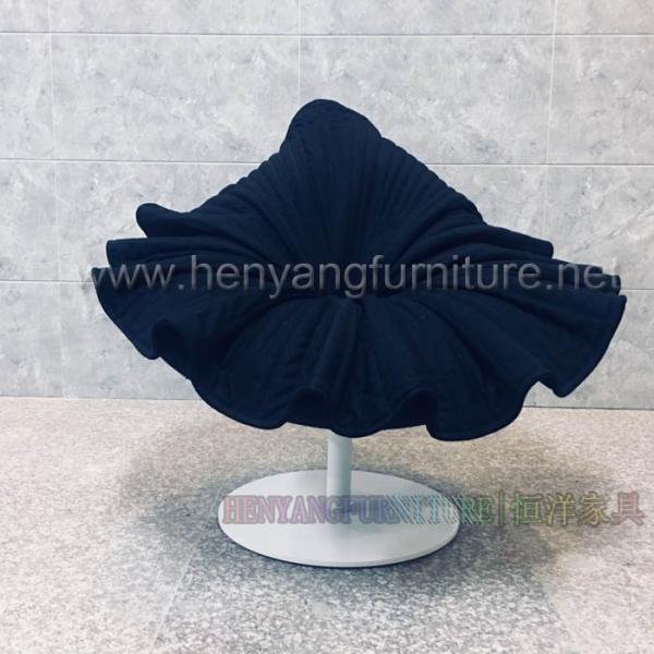 High replica Colorful bloom easy chair flower shape chair bloom lounge chair in fabric modern calssic lougne chair