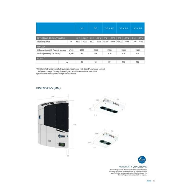 SLXi 400 30/50 Refrigeration Unit THERMO KING thermoking for truck trailer 40ft/45ft container