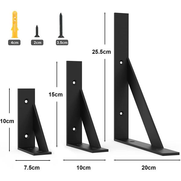 Steel Support Bracket for Wall Mounting Standard Metal Fabrication Angle Bracket