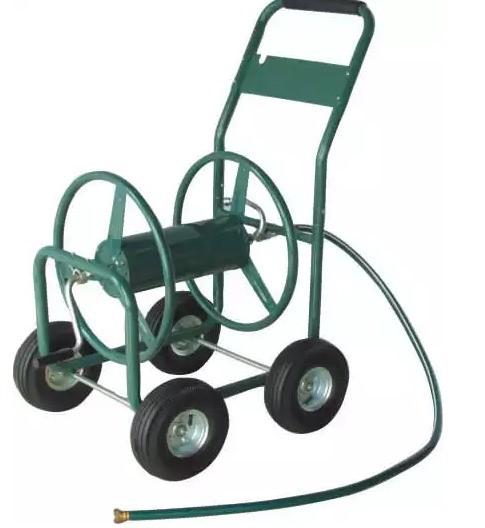 Convenient Garden Yard Watering Hose Rolling Cart Save Space with Customizable Design