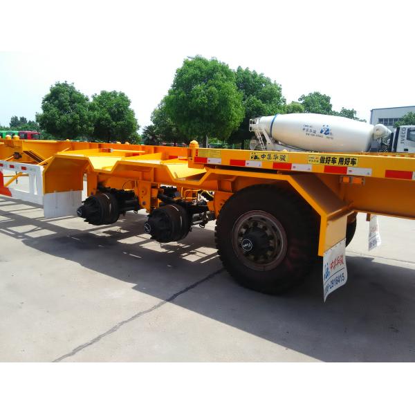 12380*2500*1540 CIMC HUAJUN Skeletal Semi Trailer for Transporting 20ft 40ft Container
