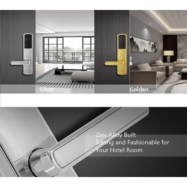 Замки золотой гостиницы электронные, замок ключевой карты карты РФИД для гостиниц