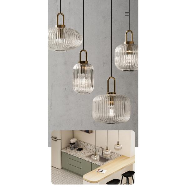 Mid century pendant light retro design glass lampRestaurant Hotel Simple Decorative Light(WH-AP-602)