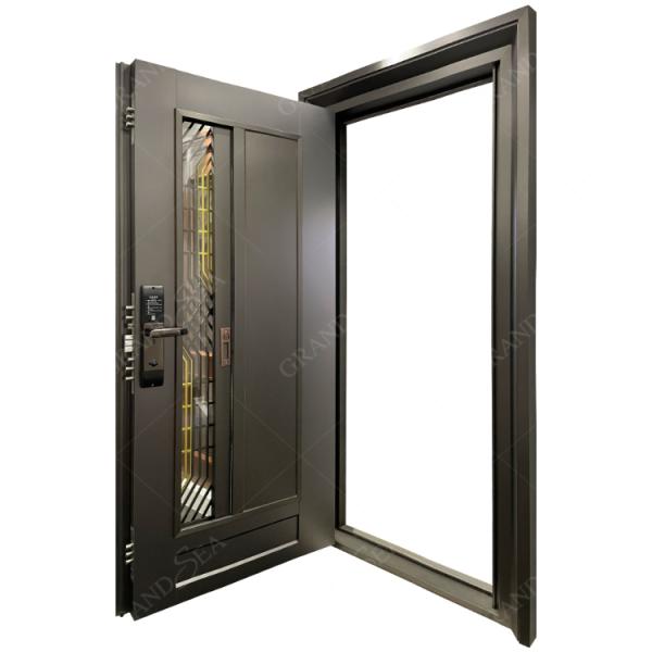 France Style  Advanced Stainless Steel Door Good Quality Superior a Class Locksystem Israel Security Door