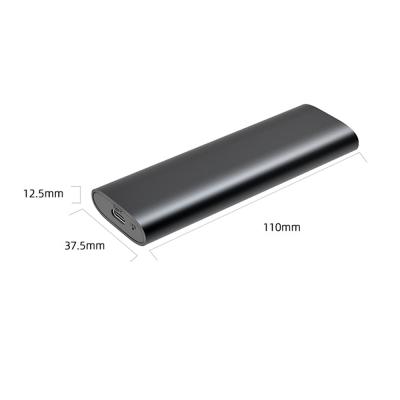 SSD externo Novo disco rígido móvel M.2 Solid-State NVME/SATA Dual-Protocol SSD Transfer Reader Alumínio