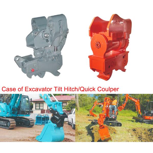 Máquina escavadora hidráulica Quick Tilt Coupler, Q355B Mini Digger Quick Hitch