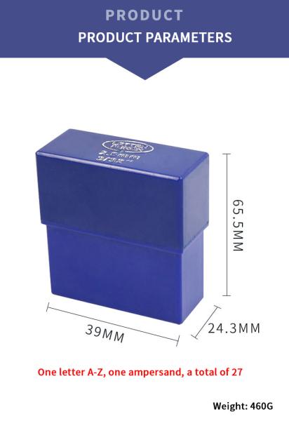 A-Z 5mm Steel Number Stamps Jewelry Making 36pcs Used With Hammer